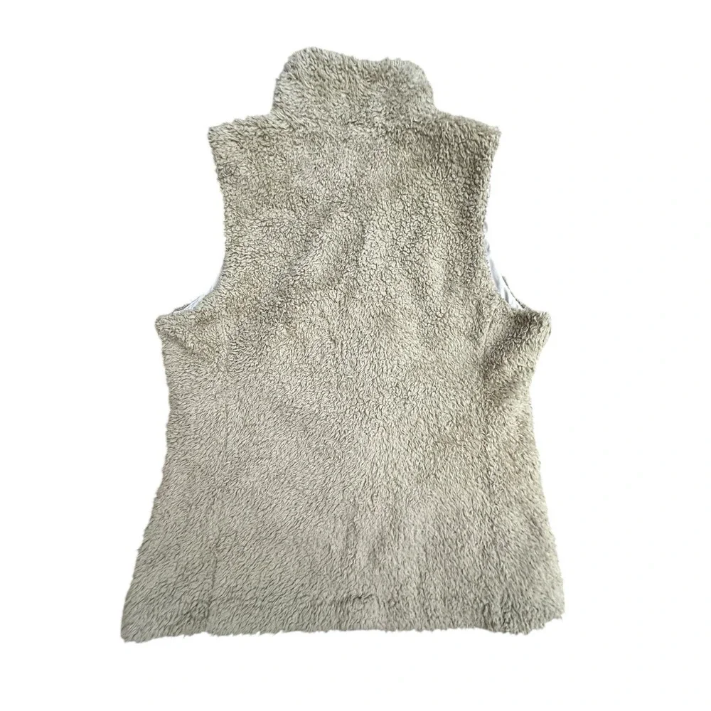 Patagonia Los Gatos Deep Pile Fleece Vest Large Sherpa El Kap Khaki #Y4-3 - Picture 8 of 9